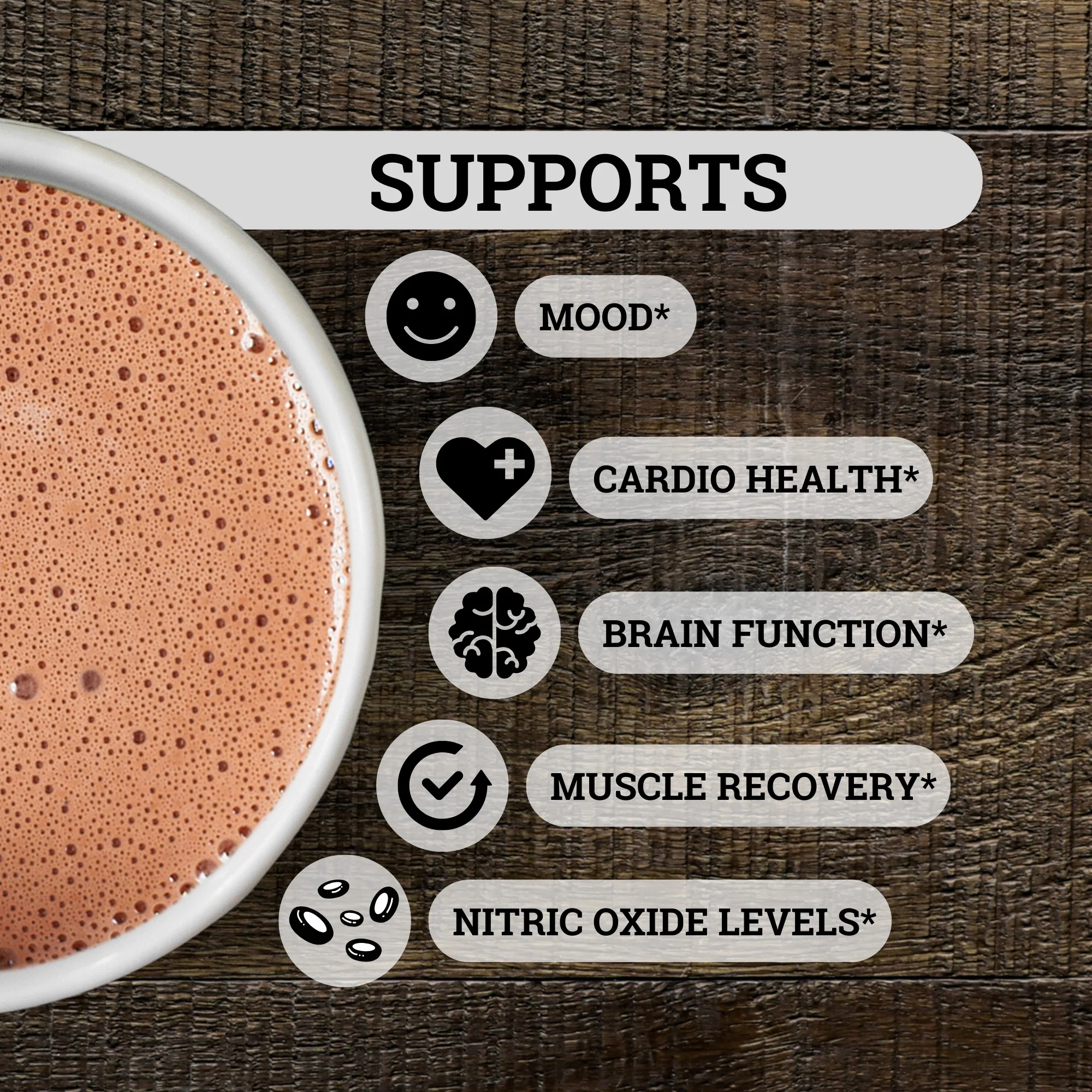 Cocoa Flavanols 1200MG | 12X Stronger than Regular Cocoa... - Image 4