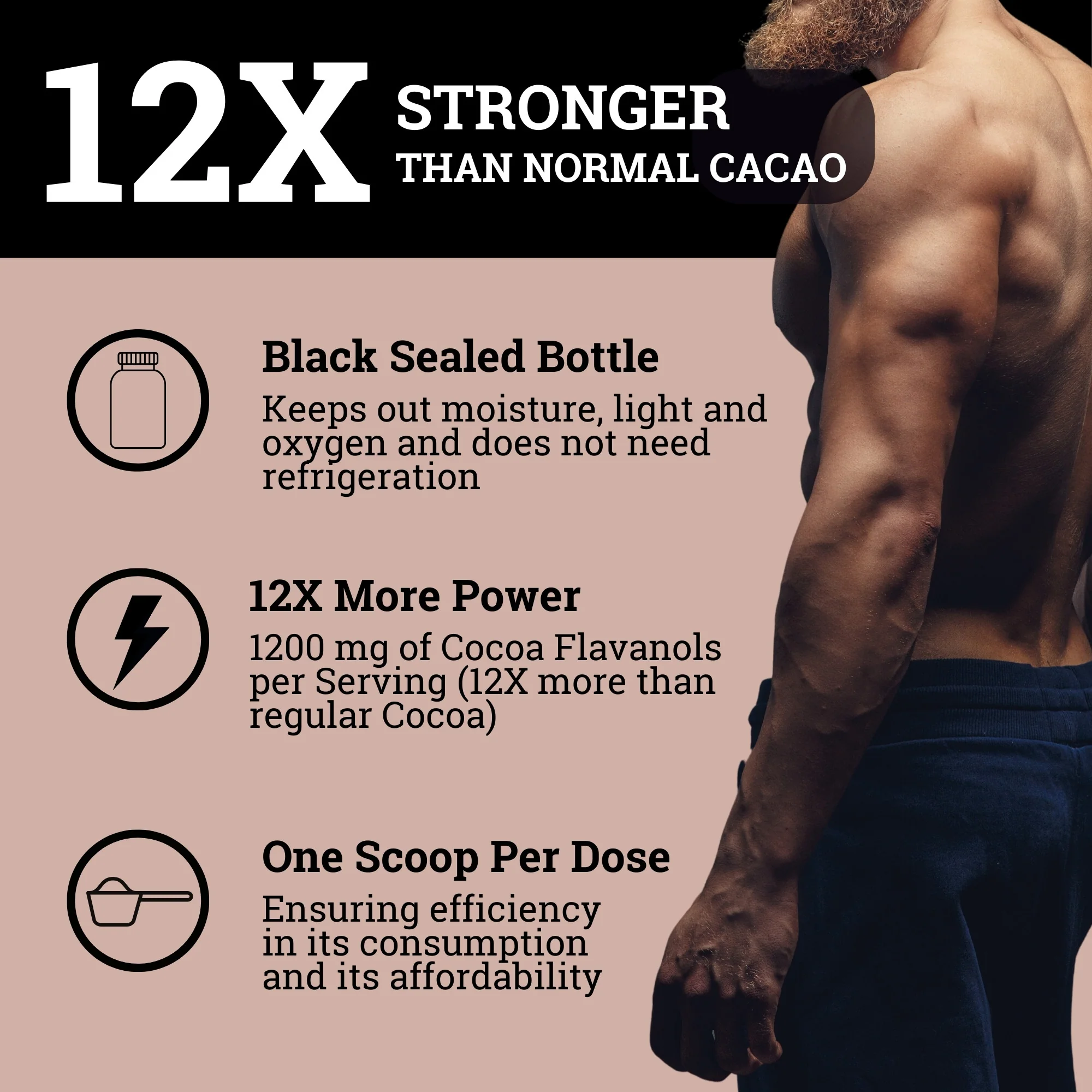 Cocoa Flavanols 1200MG | 12X Stronger than Regular Cocoa... - Image 5