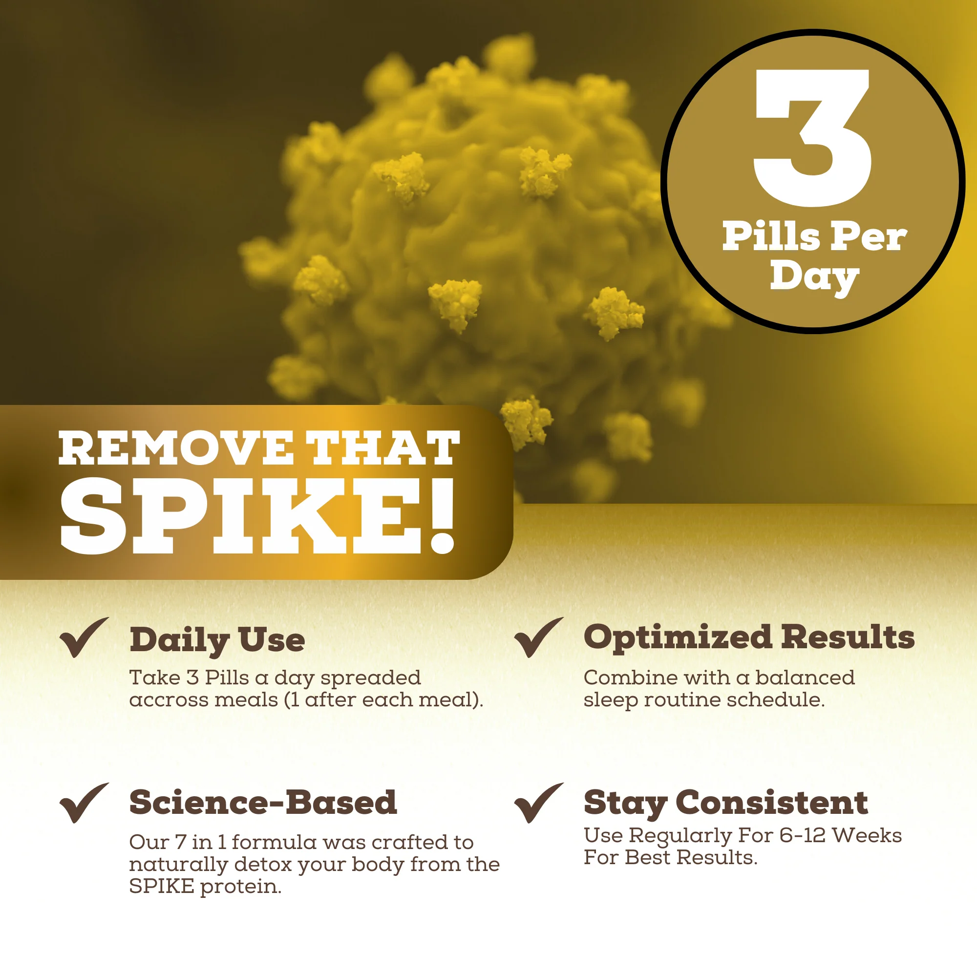 Spike Detox 7-in-1 Formula | 8X More Nattokinase | Extra Strength - Image 3