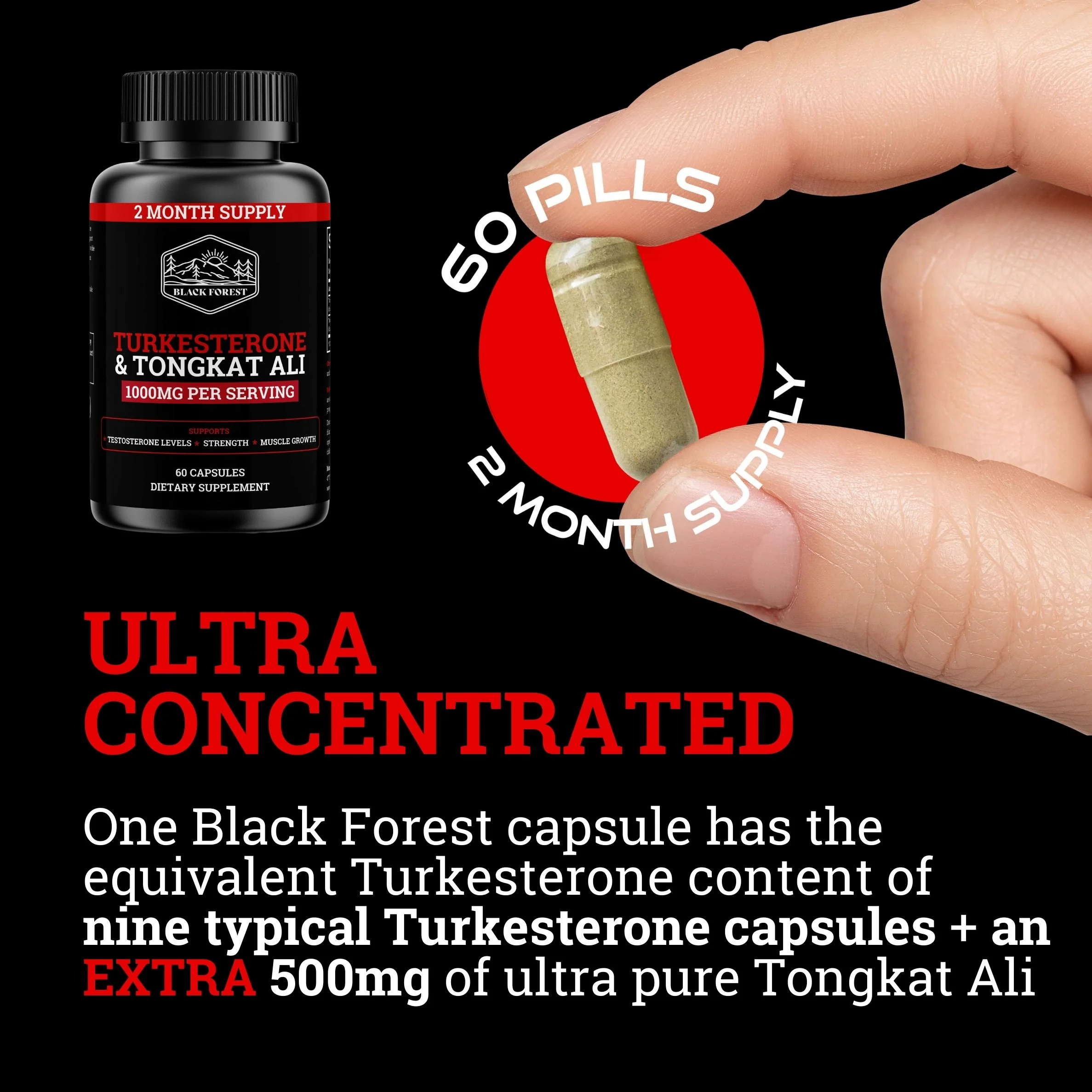 Turkesterone & Tongkat Ali | 1000MG | (Max Purity) - Image 6