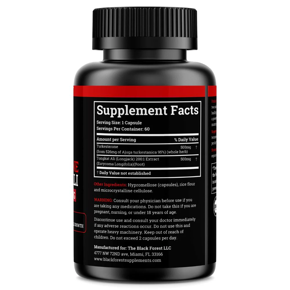 Turkesterone & Tongkat Ali | 1000MG | (Max Purity) - Image 9