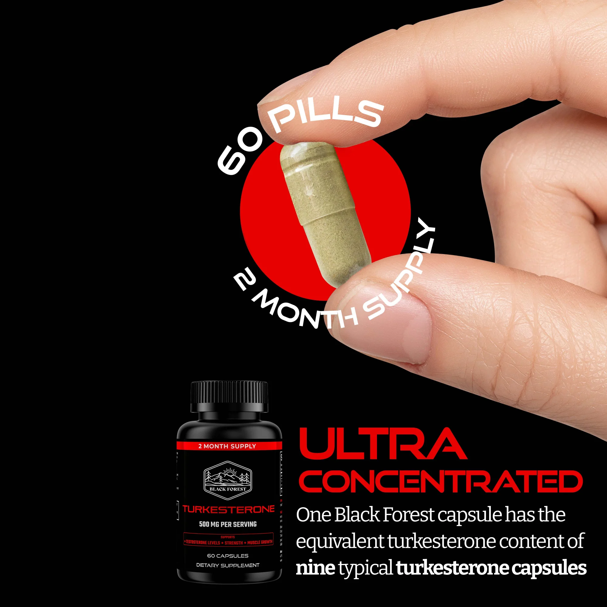 TURKESTERONE 500mg (95%) Ultra High Purity - Image 4